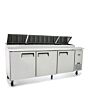 Atosa 3 DOOR PIZZA PREP TABLE FRIDGE 2362 MM MPF8203
