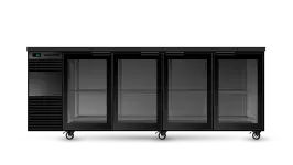 Skope BB.4.GSW BackBar BackBar 4 Glass Swing Door Fridge