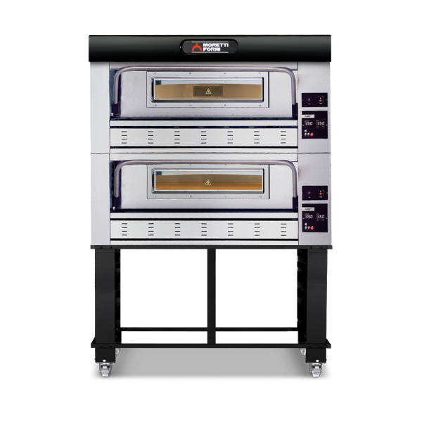 Moretti Forni Serie P110G – Double Deck Gas Oven on Stand