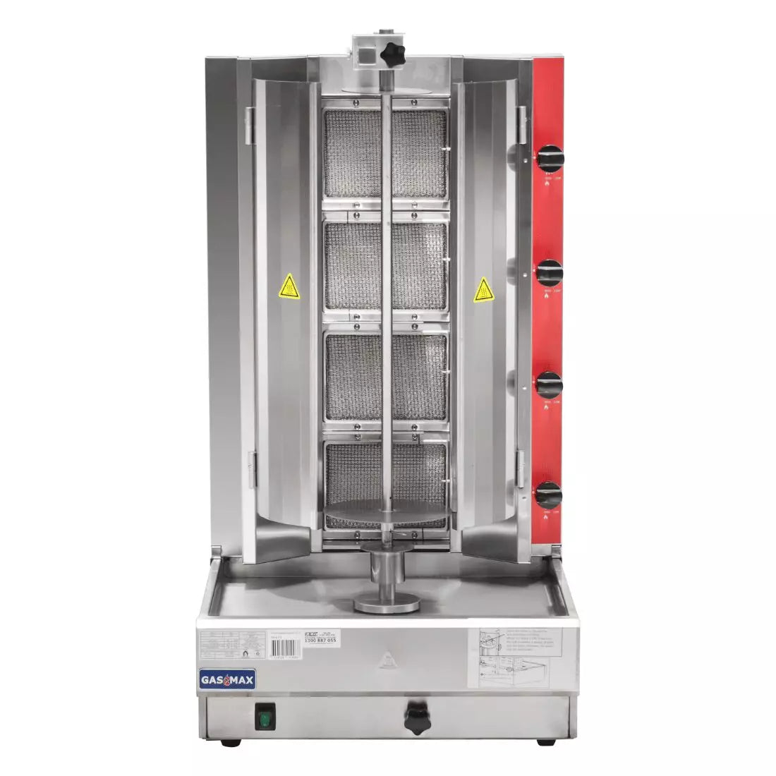 Gasmax Semi-automatic 4 Burner LPG Kebab Machine – KB-4LPG