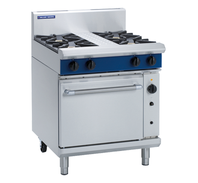 Blue Seal GE54D 4 Burner Gas/Electric Convection Oven