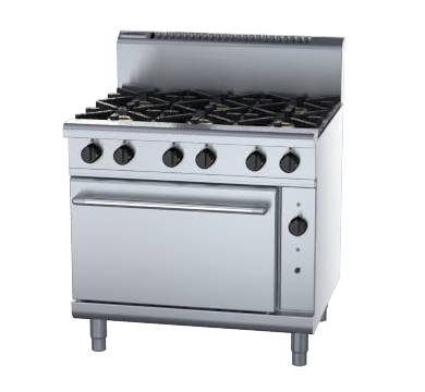 Waldorf RN8610GC 6 Burner Gas Convection Range
