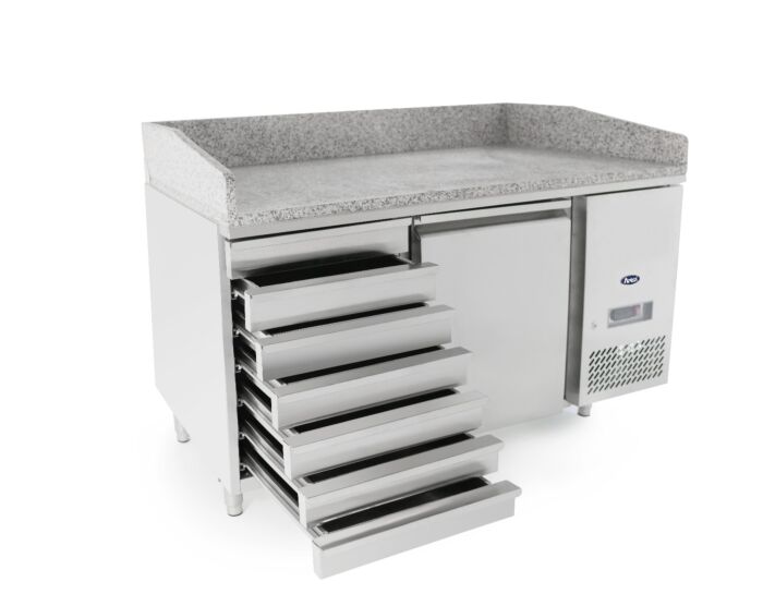 Atosa 1 DOOR PIZZA TABLE FRIDGE WITH DRAWERS 1510 MM EPF3490